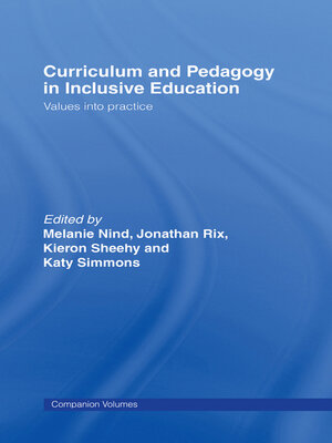 cover image of Curriculum and Pedagogy in Inclusive Education